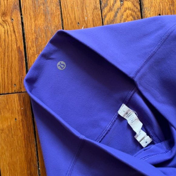 Lululemon Women's Purple High Waist Carpi‎ Workout Running Yoga Pants Leggings. - Picture 7 of 7